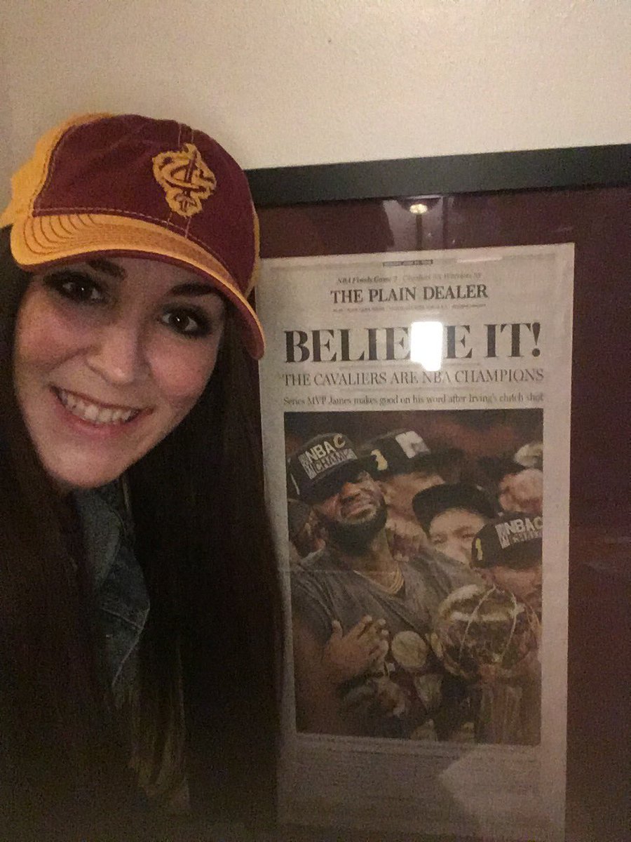 cleiscalling's tweet photo. Amanda won ndtrip air for 2, hotel, $200 gift card for food, tix to a 2016/17 CAVS game and tix to Rock &amp; Roll Hall of Fame #CLEiscalling https://t.co/00niloO0Kk