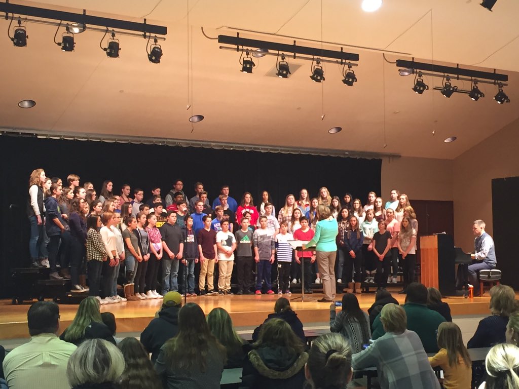 Final rehearsal before the big IMLEA performance on Friday!! <a href="/gmsnchoir304/">Mr. Hibbeler</a> <a href="/gmsschoir304/">Mrs. Hibbeler</a>