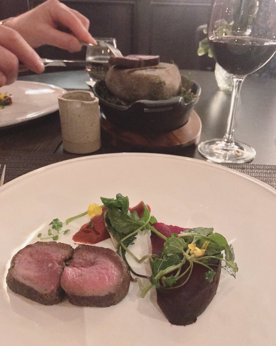 Thanks to <a href="/LetsEatGlasgow/">Let's Eat Glasgow!</a> for our win at raffle Tasting menu at <a href="/CailBruich/">Cail Bruich</a> with <a href="/GaryGoldie/">Gary Goldie</a> was fabulous especially the Venison dish 🦌👌🏼