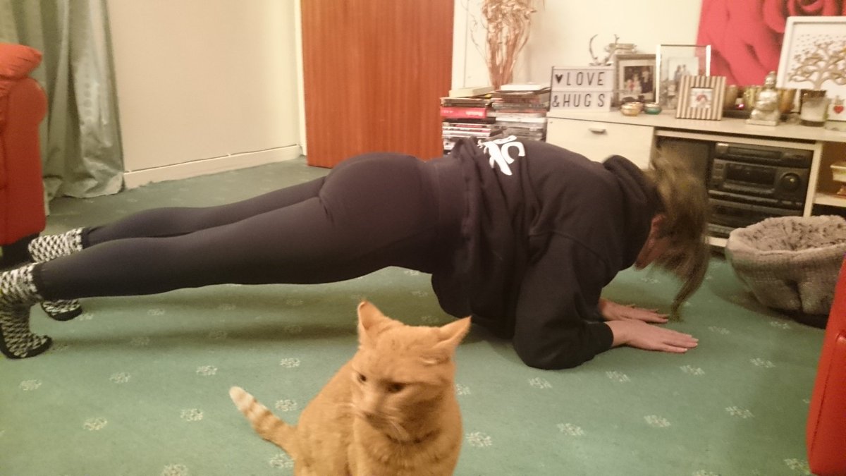 StrachanMary's tweet photo. @velocitylove #GoJan17 #Task18 planks and I don't go together all of 10sec oh well never mind tried it #expertisenot  #bicycle #cycle https://t.co/huNT0qYr7i