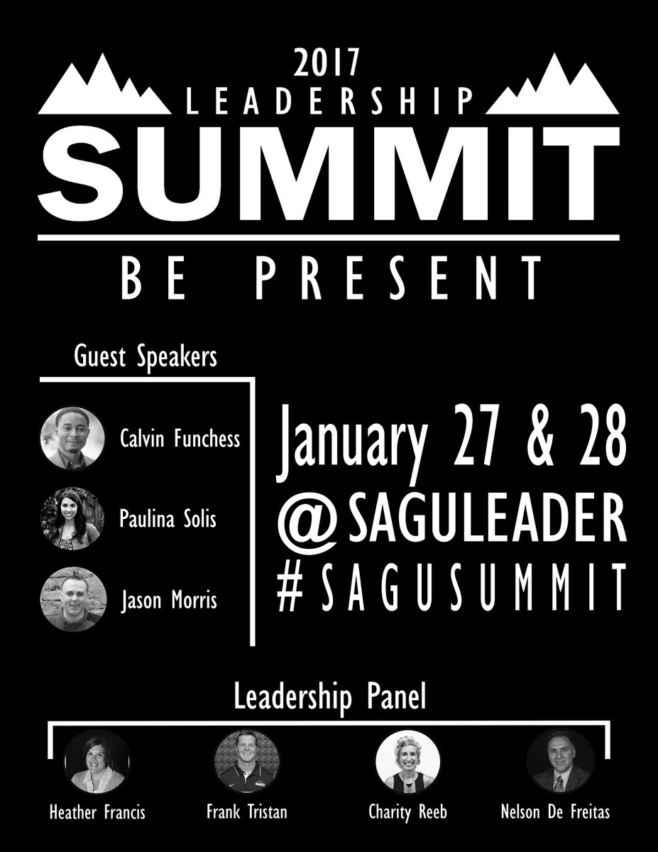 LanceMeche's tweet photo. Leadership Summit 2017 "Be Present" is coming your way this Friday! Sign up here to be a part of the movement: https://t.co/IPZTS3zSAy https://t.co/07fsAmHjXd