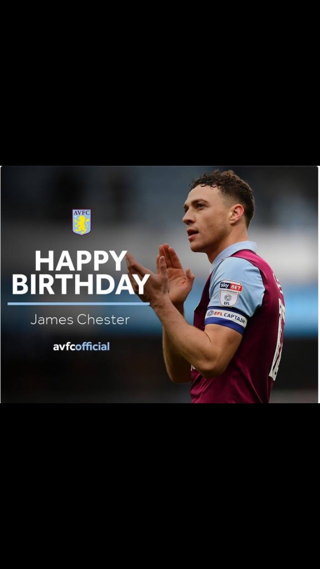 Happy Birthday to our fantastic Captain James Chester.  One of the best signings this season  