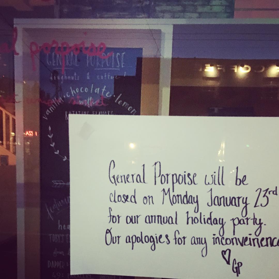 We are closed today! We will be back bright and early tomorrow morning. See you then! instagram.com/p/BPnMKbTjqoz