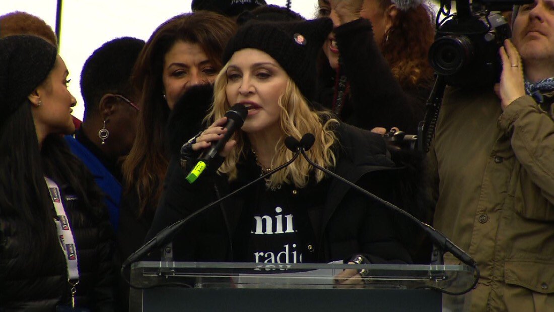 mizzhorror25's tweet photo. @Madonna Huge S/O to you. Thank you for your support. I loved your speech it was amazing. We all can stand together. #historywasmade https://t.co/pnkrXvedEO