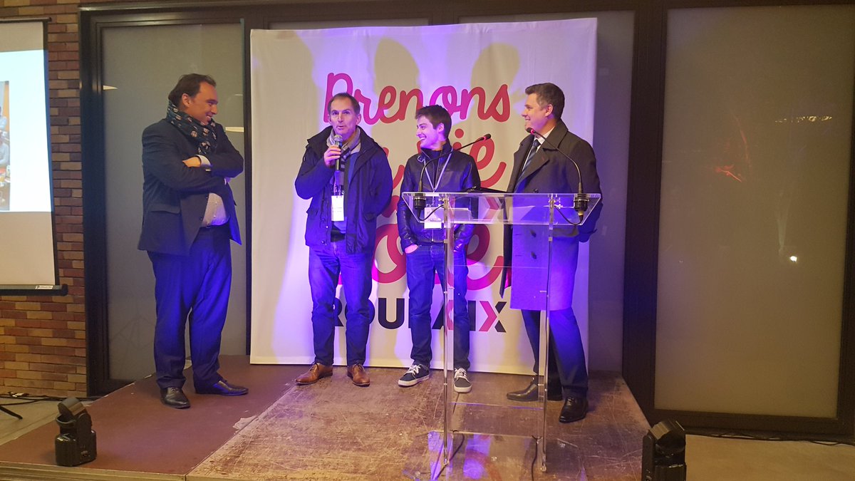 #VoeuxRoubaix 7 sociétés de #Roubaix mises à l'honneur ce soir: <a href="/IdeineOfficiel/">Idéine</a>, <a href="/acteos/">Acteos</a>, A-Volute, <a href="/TRATOTLV/">TratoTLV</a>, @DagomaFr, @Yumii_io, <a href="/ovh_fr/">OVH France</a>