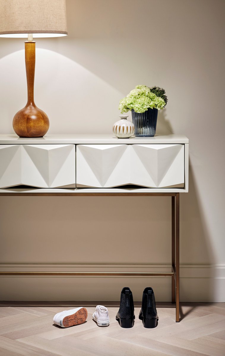 Home is where your favorite shoes are. (And this home is <a href="/100Barclay/">One Hundred Barclay</a>). #intelligentstaging #superga #sneakergameisstrong #interiordesign