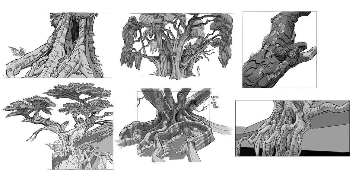 some tree studies from a bit ago. 