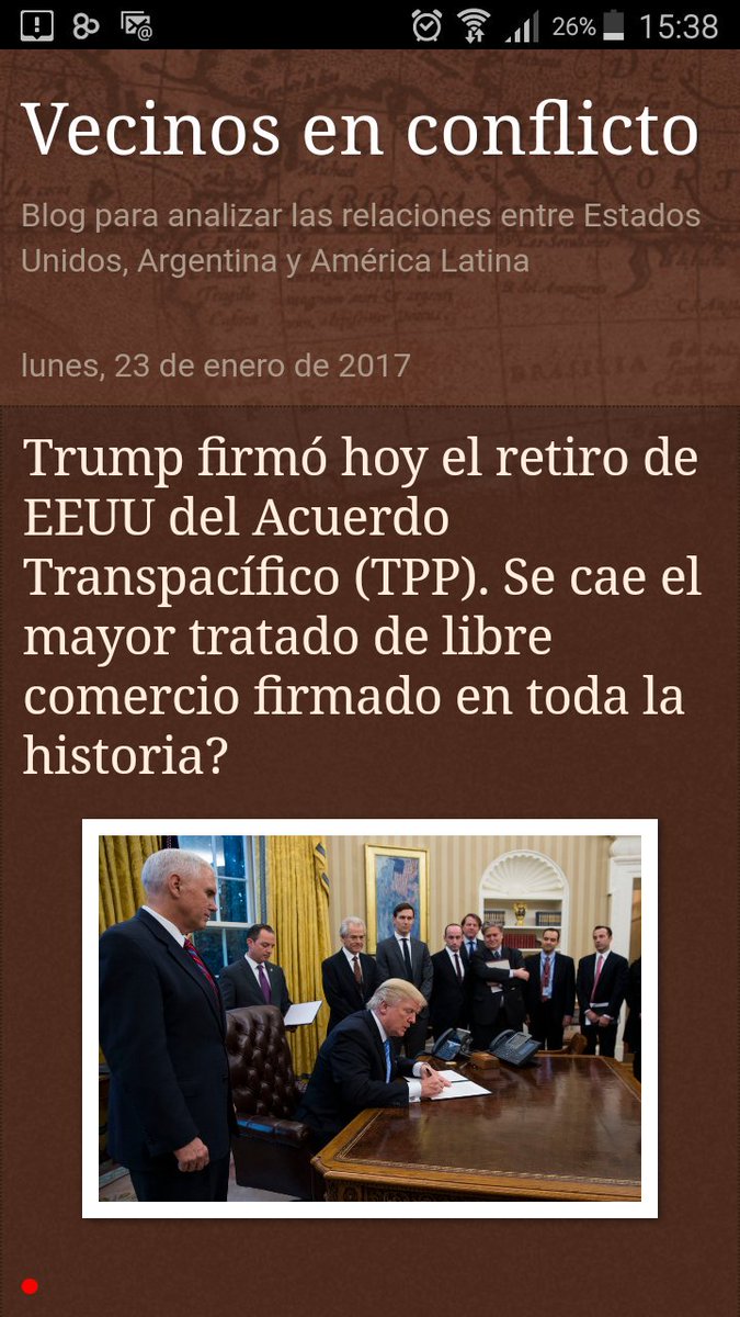 SinTPPArgentina's tweet photo. EEUU sale del TPP. Ahora a esperar que caduque totalmente y estar atentos. El juego no terminó.  #NoTPP https://t.co/ffnSrirGEV