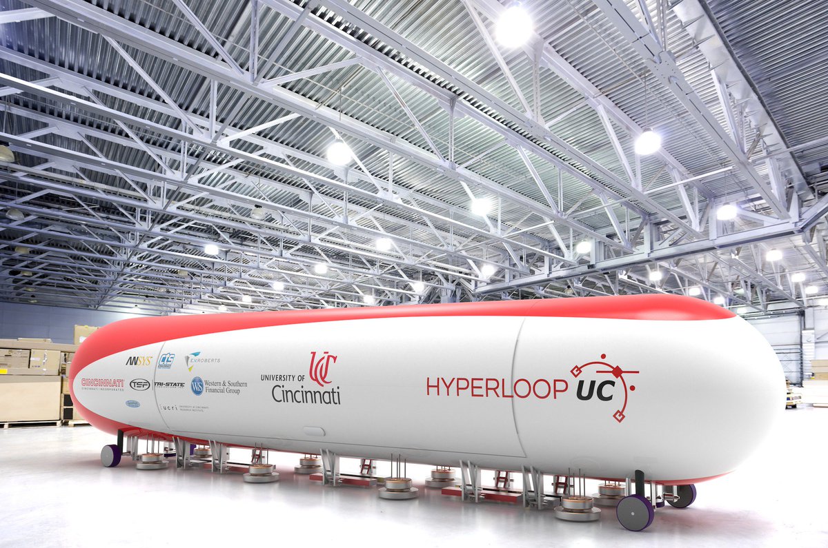 uofcincy's tweet image. . @HyperloopUC team taking on world in #Hyperloop pod competition @SpaceX. Follow our updates: magazine.uc.edu/news/hyperloop… #BreakAPod