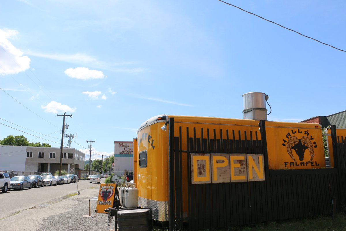 Get your Falafel with a side of ☀️Vitamin D☀️ at Occidental Park today, 11am - 2pm (117 S Washington) and our #Georgetown trailer, 11am-3pm!