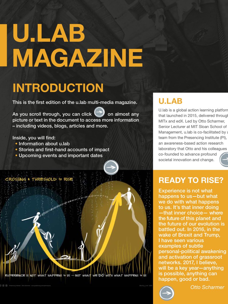 Here is the first edition of the #ulab Magazine. It explains why people join u.lab &amp; shows stories of impact. Enjoy! issuu.com/simoon04/docs/…
