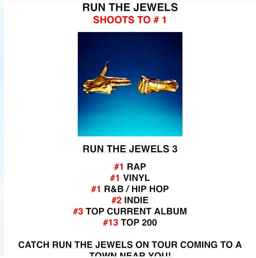 BigBoi's tweet image. Congrats ! #RTJ3  #1 🆙