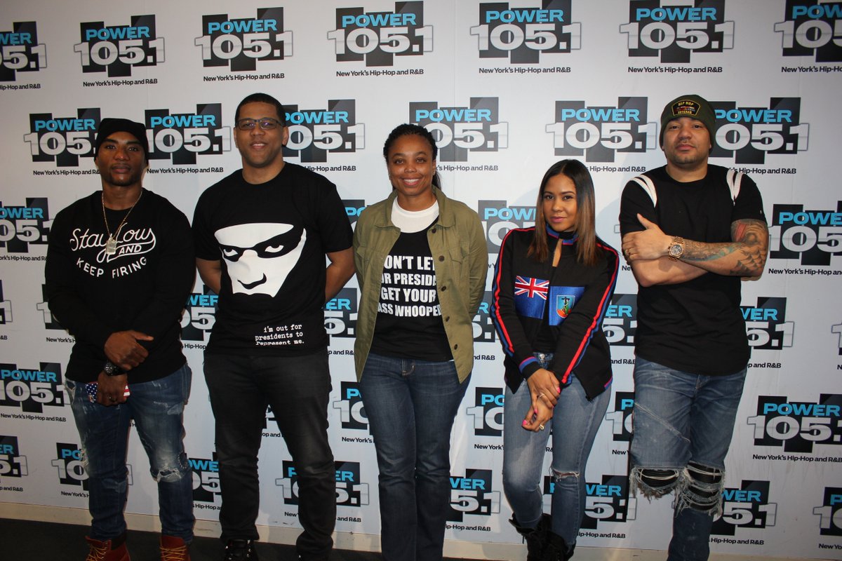 #ESPN2 <a href="/HisAndHers/">His And Hers</a> very own <a href="/michaelsmith/">Michael Smith</a>​ and <a href="/jemelehill/">Jemele Hill</a>​ are on <a href="/breakfastclubam/">The Breakfast Club</a>​ NOW!! Listen LIVE at Power1051fm.com