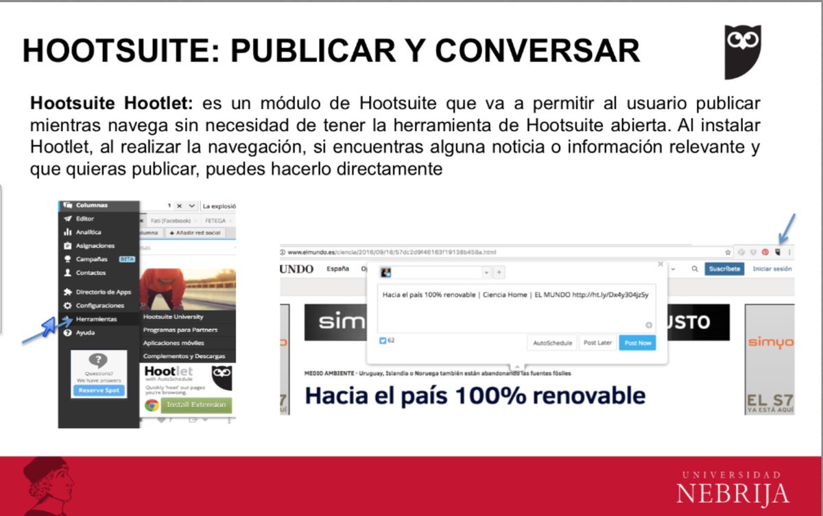 arkev's tweet photo. aprendiendo a usar #HootSuite PRO con @FatiPresas en clase de @MasterMKPD #MarketingDigital #SocialMedia https://t.co/9ZK3fy03LO