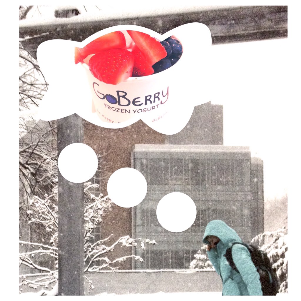 Happy first day of classes UMass! New flavors are Peanut Butter, Strawberry Banana, and Green Tea! #GoBerry #froyo #local #amherst #umass