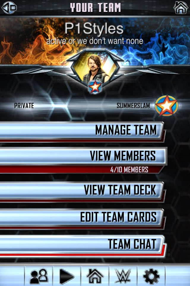 AugieAlvarezII's tweet photo. Any #WWESuperCard players need a SS+ team for #TeamRingDomination? Message @BLG1331 or Myself to join ASAP! https://t.co/BnsqW7s6id