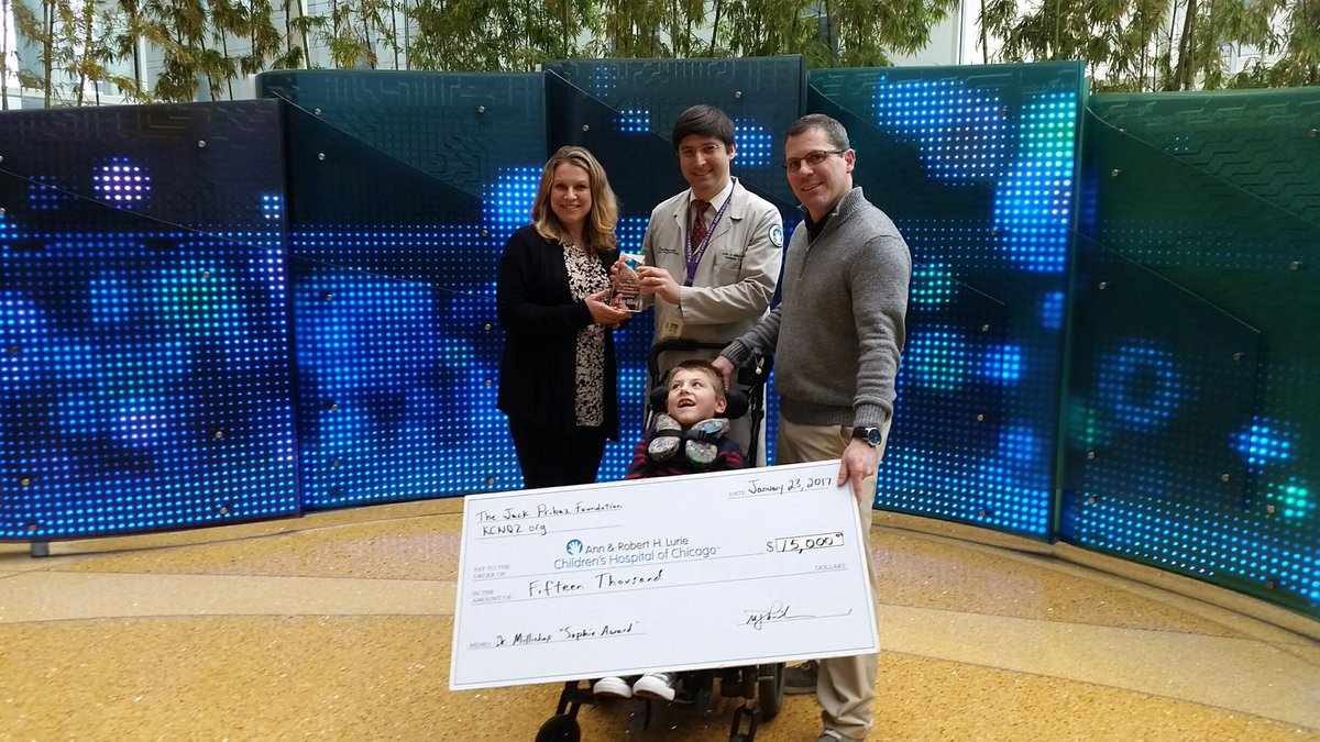 KCNQ2.org (@kcnq2) on Twitter photo Congrats to <a href="/JohnMillichapMD/">John J. Millichap MD</a> - our 1st Sophie Award recipient! Presentation <a href="/LurieChildrens/">Lurie Children's</a> today #kcnq2 #WeAreKCNQ2 Congrats to <a href="/JohnMillichapMD/">John J. Millichap MD</a> - our 1st Sophie Award recipient! Presentation <a href="/LurieChildrens/">Lurie Children's</a> today #kcnq2 #WeAreKCNQ2