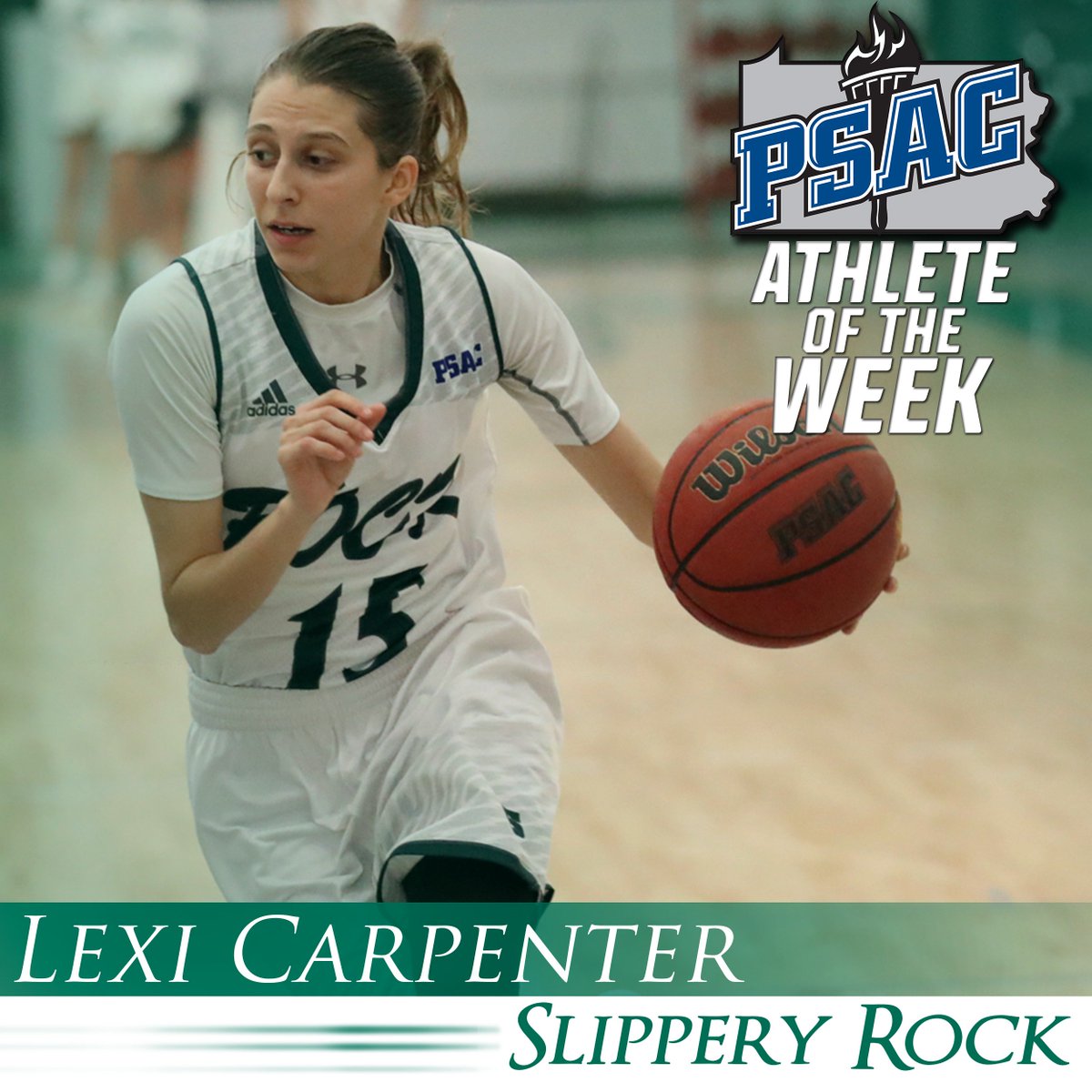 The #PSACwbb West Division Athlete of the Week: Lexi Carpenter @Rock_Athletics