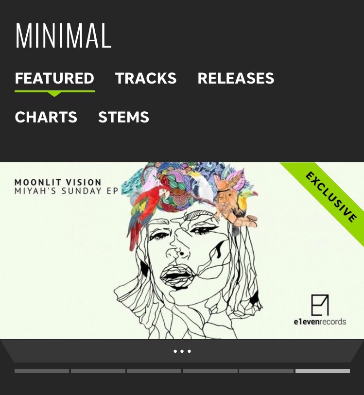 e1evenrecords's tweet photo. Thank you @beatport for featuring us on the front page of Minimal! Miyah's Sunday EP out today ⬇️

https://t.co/WtxOwgXmaQ https://t.co/avfqSESzzx