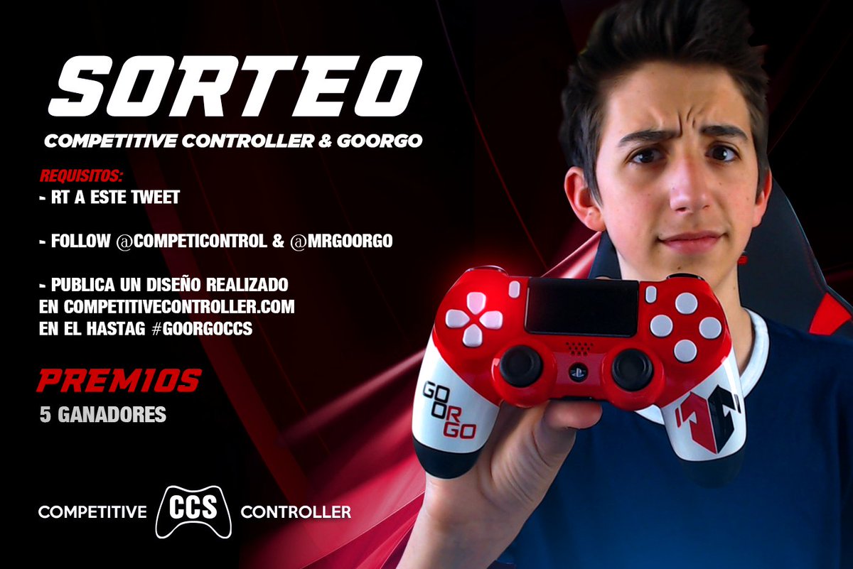 Goorgo's tweet image. RT a este tweet 
Seguid a @CompetiControl y @MrGoorgo y cumplid los requisitos de la imagen!
Dadle cañita! 😎😎😎