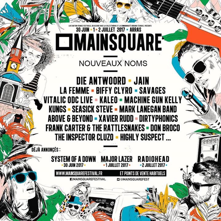 BringYourSound's tweet image. 18 nouveaux noms viennent d'être dévoilés pour l'édition 2017 du @MainSquareFest ! Alors, heureux ? #music #festival