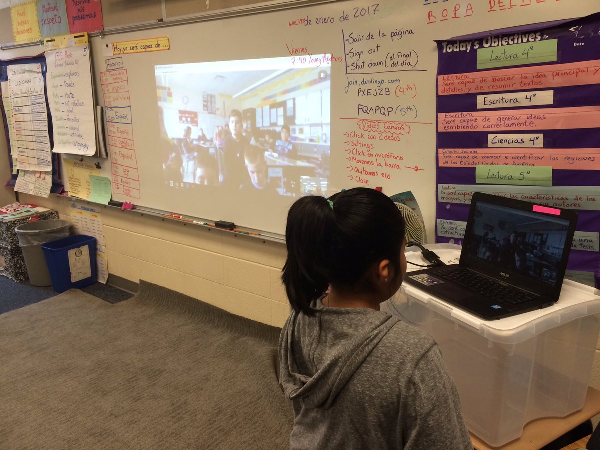 SraRaa1's tweet photo. ¡Club de lectura online Dean-Olson! @SraSigrist @oeselem @d200deanprin  #onlinebookclub #GoogleHangout #4thgrade #duallanguage #wcusd200 https://t.co/yf1gGVkuja