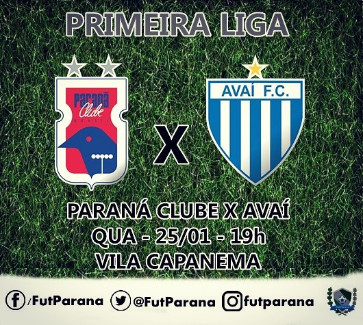 futprstats's tweet photo. O Paraná Clube vai estrear na Primeira Liga contra o Avaí em casa.
Boa sorte Tricolor!
#FutParaná #ParanáClube #PrimeiraLiga https://t.co/JFr4SkfhoC