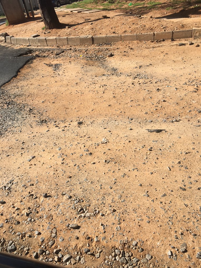 roxzane5's tweet photo. @MyJRA Please fix road. Been like this for months now. Causing serious damage to vehicles. Hyperion Road and Pritchard Street, Northriding. https://t.co/mYKXiLPVm5