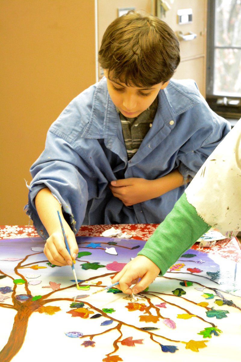 StanleyClarkTig's tweet photo. 4th graders did a beautiful job painting their project for the 39th Annual Kaleidoscope Dinner and Auction in March! #KAL2017 https://t.co/sxLEWLQNik