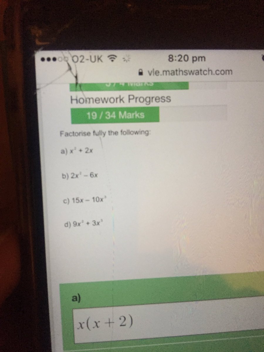 ryantegan's tweet image. I need maths help how do I factorise this bottom one? #KidsHomework