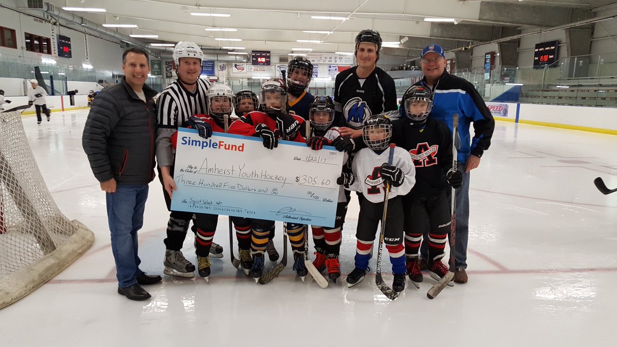 getsimplefund's tweet photo. Congratulations to Amherst Youth Hockey! https://t.co/cd4E3lSVO7 #fundraising #YouthHockey #simplefund https://t.co/xYRMSD1TDr
