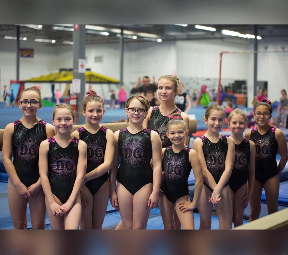 DownriverGym's tweet photo. Our 1&amp;2s,3s, Xcel bronze, and our boys at their first meet of the season. Great Job<3 #IamDG #DGfamilystrong #downrivergymnastics https://t.co/UVtWCUirRM