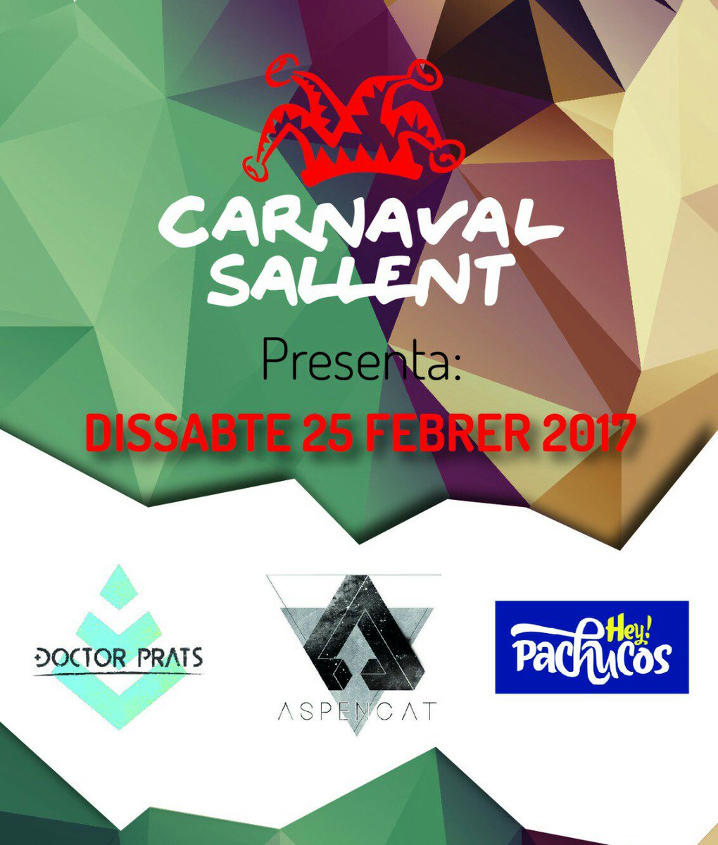 CarnavalSallent's tweet photo. [BALL DE DISFRESSES]
Booom!!! Us esperem a totes x petar-ho tot!! @AspencatOficial @doctorprats i HeyPachucos
Properament entrades ala venda https://t.co/xYcYmGh9x3