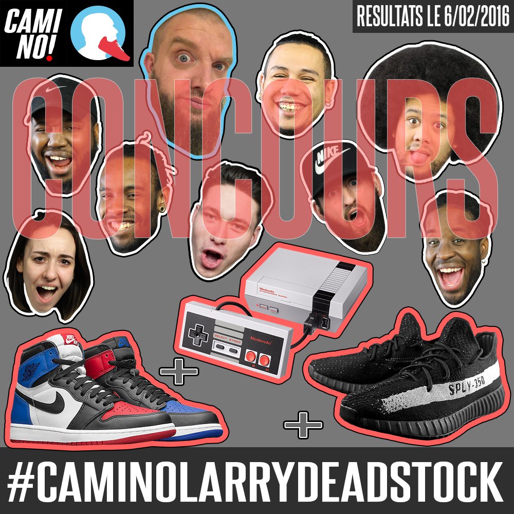 CaminoTV's tweet photo. #LSDLV @LarryDeadstock DANS SON STOCK ! 

DANS LA VIDÉO UN PACK A GAGNER :
YEEZY V2 + JORDAN 1 TOP 3 + NES MINI  

https://t.co/Y232tXNf0v
🔥 https://t.co/WCyvFaoAzR