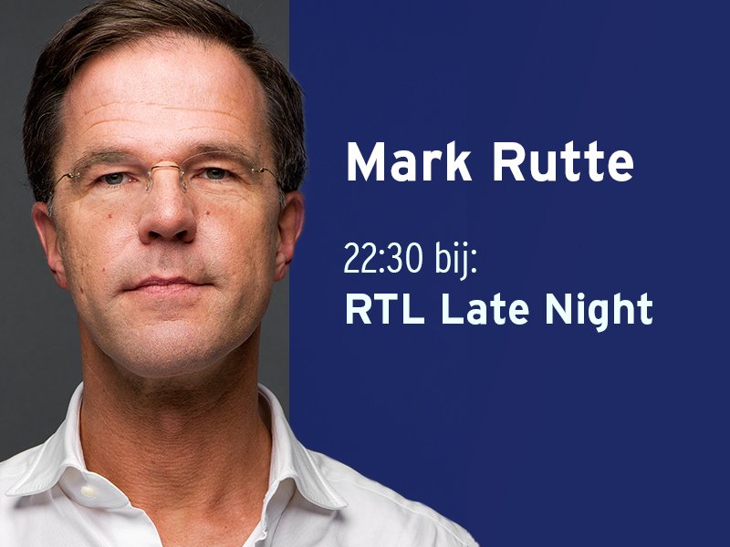 Wat voor land willen we zijn? Mark Rutte praat er om 22:30 over bij <a href="/RTLLateNight/">.</a>!