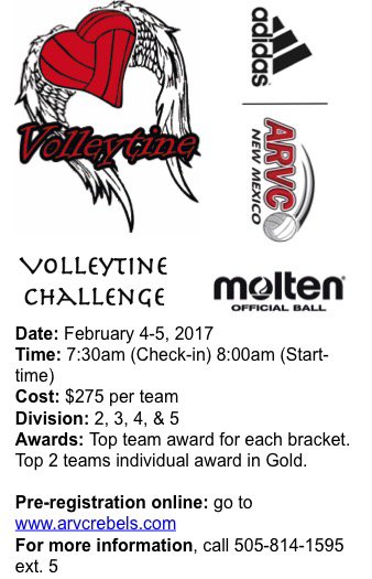 ARVC Volleytine Challenge arvcrebels.com/clubs/3200/ann…