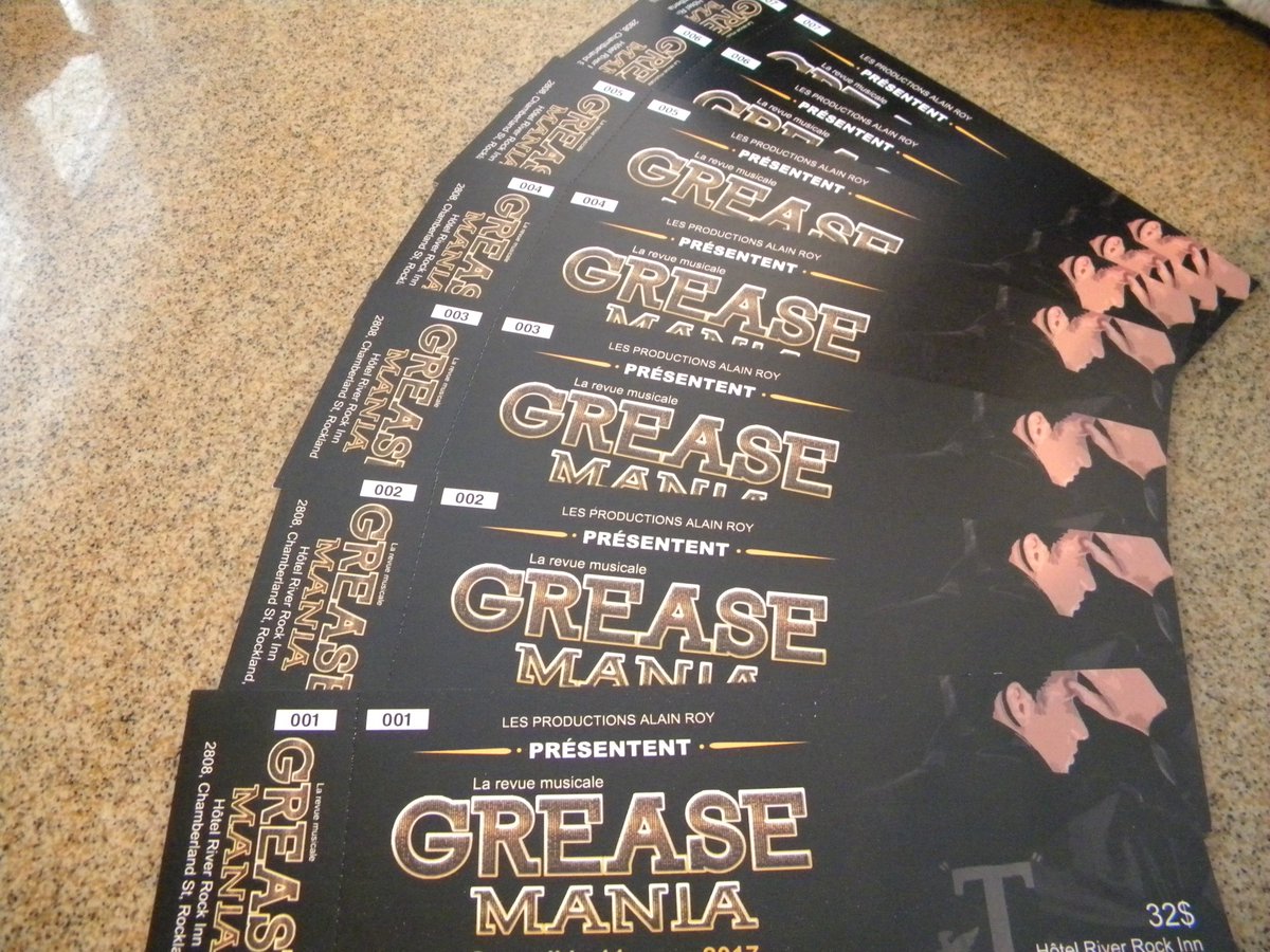 Grease_Mania's tweet photo. Billets maintenant en vente..Tickets now on sale  613-673-5212 greasemania1@gmail.com#GreaseMania  #Events #Rockalnd #Events @RiverRockINN08 https://t.co/AjXBnEKsWR