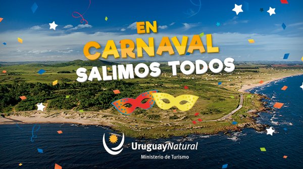 minturuy's tweet photo. En Carnaval salimos todos. Tenés todo un país para disfrutar. https://t.co/dDFjjvcn45 https://t.co/16H0QnVyRV