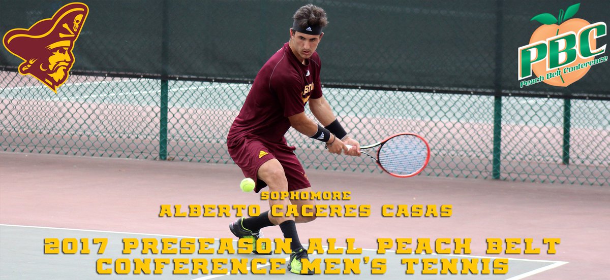 ArmstrongPirate's tweet photo. Congratulations to Alberto Caceres Casas on earning preseason All-PBC Men's Tennis honors! https://t.co/ZoZbdlNQAi @ASUTennis https://t.co/roUwxESd9i