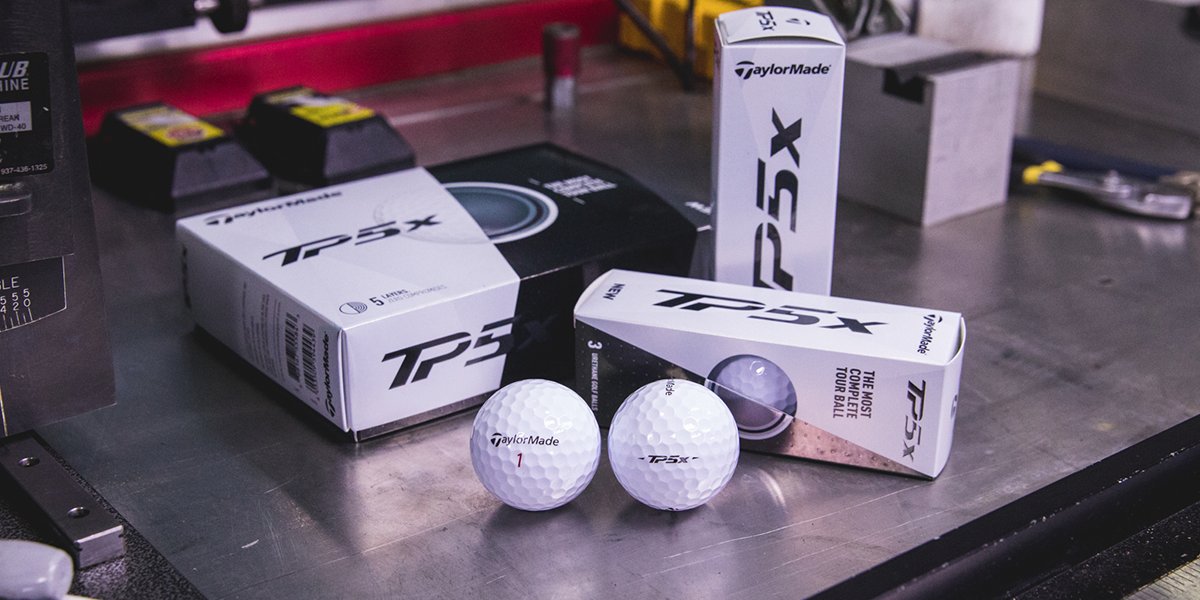 TaylorMadeGolf's tweet photo. Lower spin off the tee, more control in the wind, and higher spin around the greens. Believe the hype. #TP5 #TP5x https://t.co/sK6KmfKB75