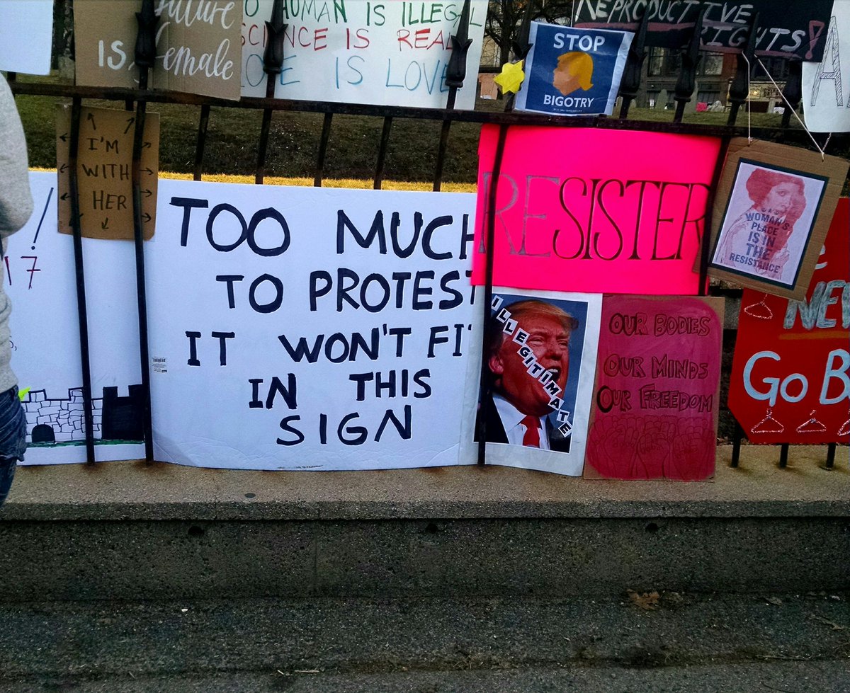 yourwordwhiz's tweet photo. #MarchSigns #WomensMarch #BostonWomensMarch https://t.co/L8SQULhxKD
