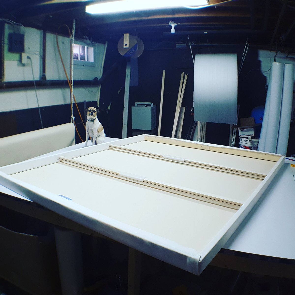 GenieCanvas's tweet photo. 60x72 shipped to CA for $52.  Ralph not included. https://t.co/4RUJBGzJU1