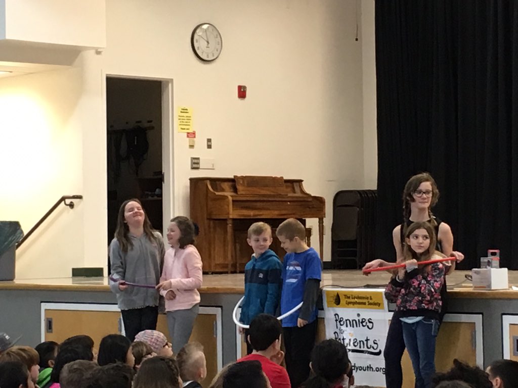 slopezDC's tweet photo. Pennies for Patients Assembly! Look at our red cells, white cells, and platelets working hard to beat cancer!!! @rcsdDC @ktriplett13 https://t.co/Rr8lzVX53t