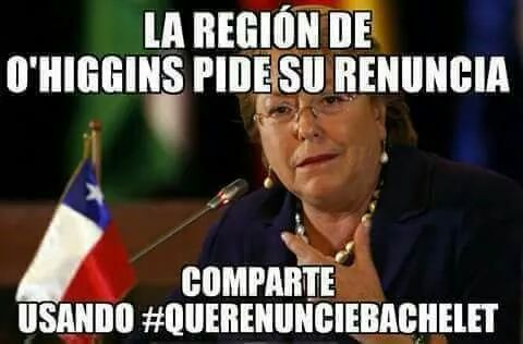 LosTraUmado2's tweet photo. #querenunciebachelet https://t.co/bUoS1D07FW