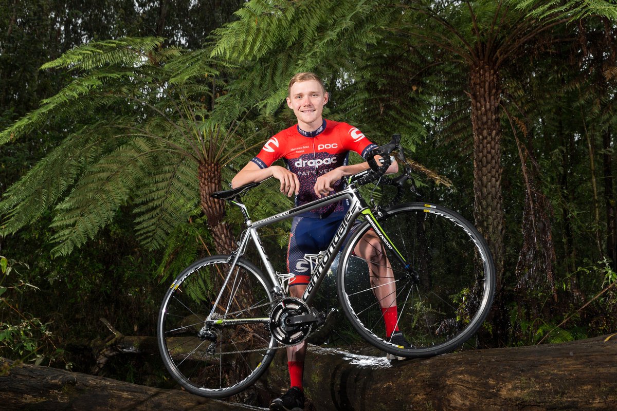 Thanks @DrapacPatsVeg for lending us <a href="/MatdRoss/">Mathew Ross</a> for our #Kinglake photoshoot. Look forward to meeting the rest of the team at the #SunTour