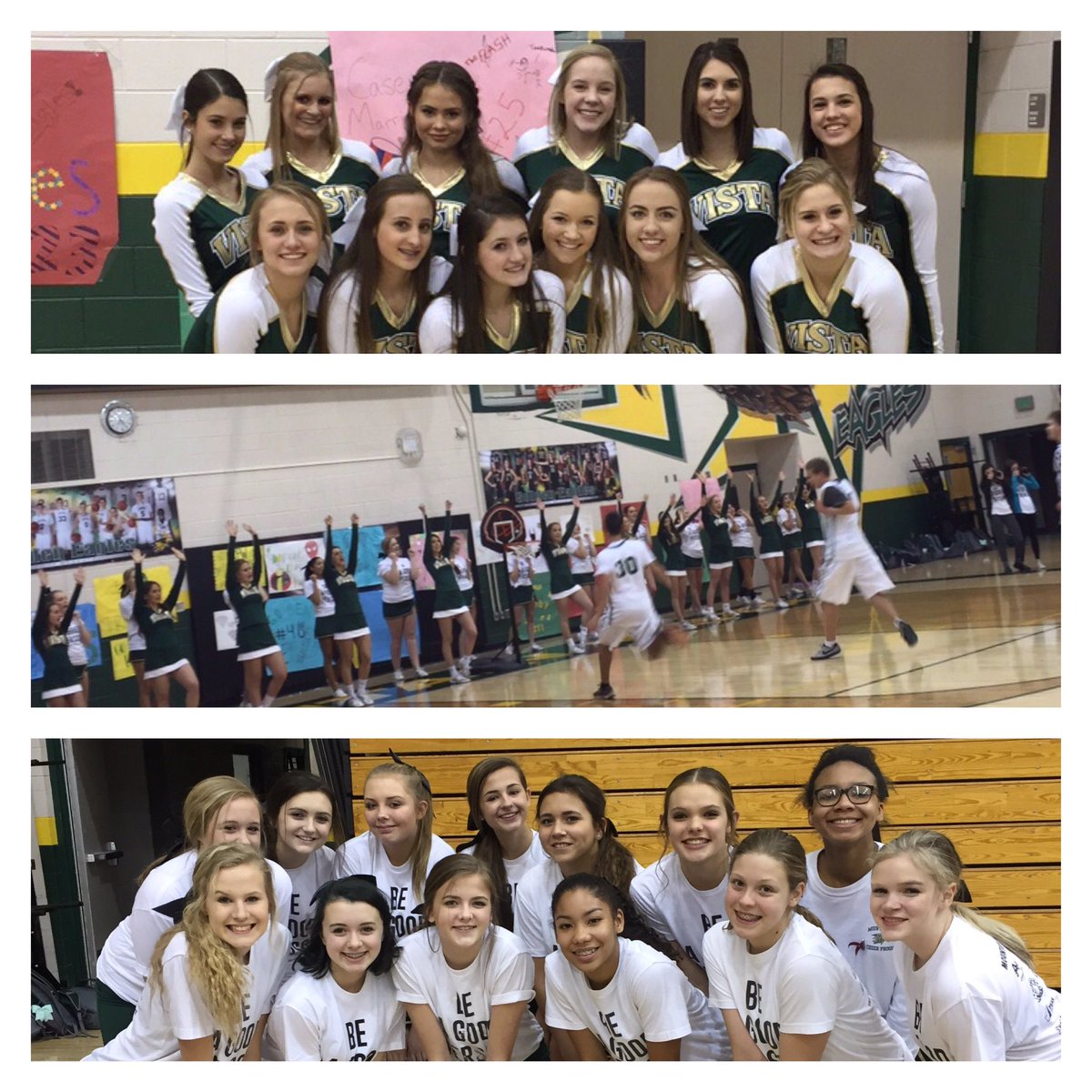 VistaCheer's tweet photo. It's a packed house! Cheering on our amazing Unified Athletes! Great way to kick off wish week! ๐๐#BeAGoodPerson #wishweek2017 #vistacheer https://t.co/xqBLYJV2Nz