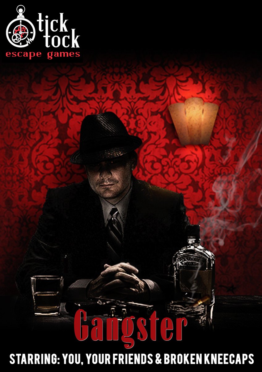 CountDownABDN's tweet image. TickTock Escape Games has 2 rooms available for booking: Ghost and Gangster. Zombie room coming soon! Book @ ticktockaberdeen.com