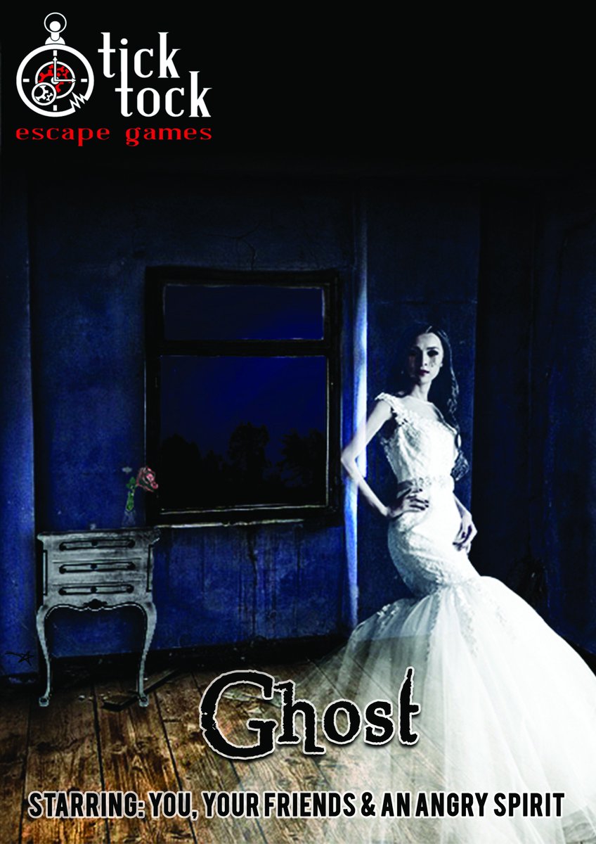 CountDownABDN's tweet image. TickTock Escape Games has 2 rooms available for booking: Ghost and Gangster. Zombie room coming soon! Book @ ticktockaberdeen.com