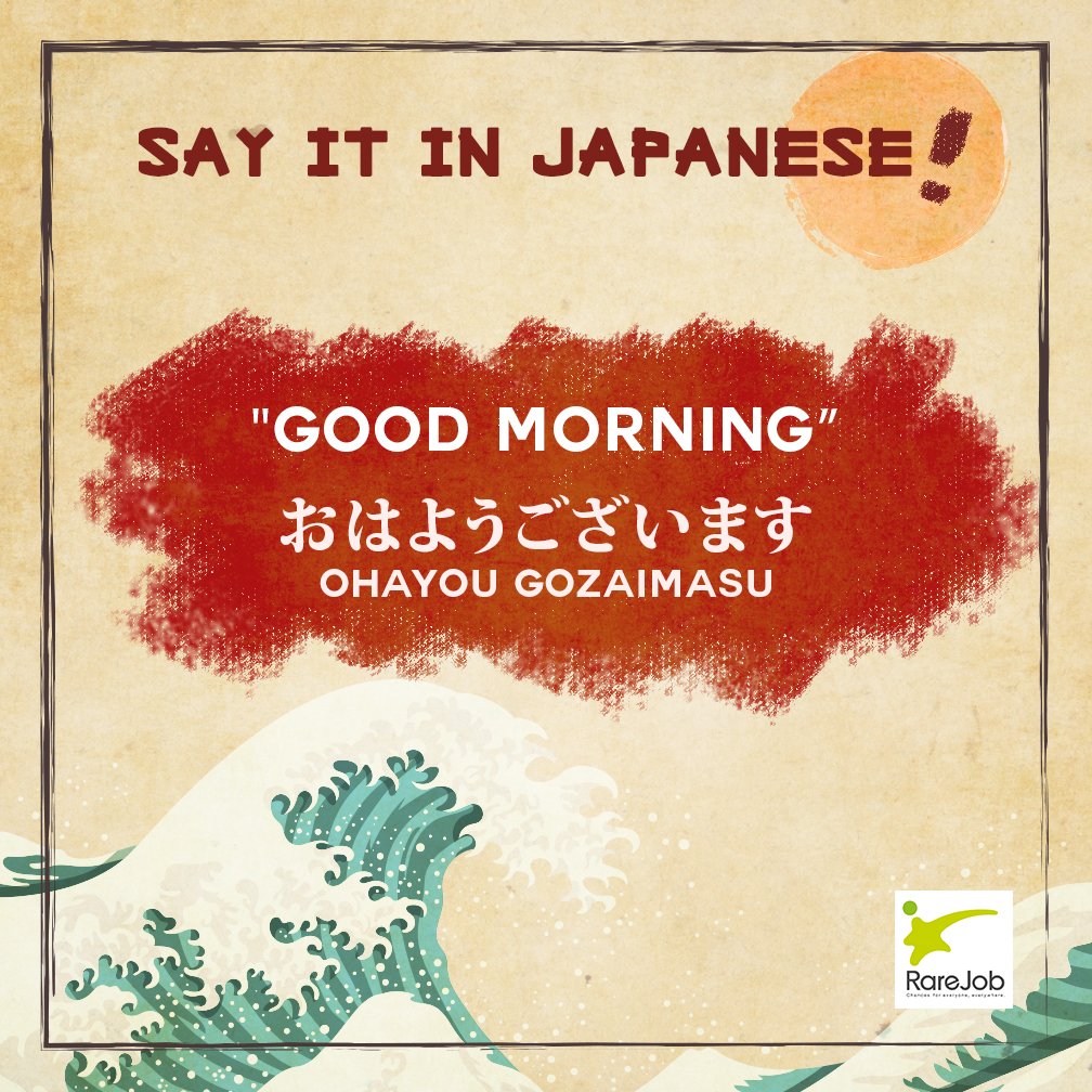 RareJobInc's tweet photo. Ohayou Gozaimasu! Join us in teaching English to Japanese students. Be a #RareJobPH tutor today: https://t.co/lkfTQrpUuk ππ https://t.co/gUf6IictEw
