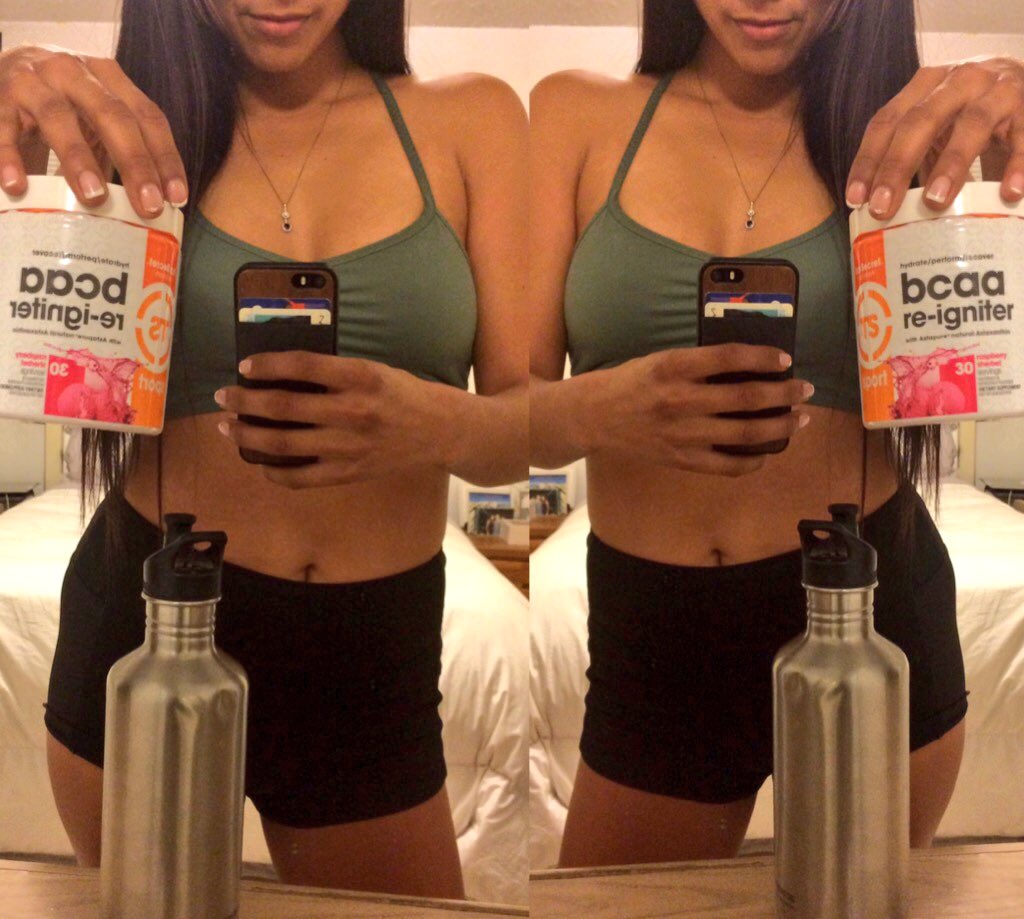 Rehydrating is part of recovery. 3rd water bottle w #BCAA to recover faster. Double races this wknd#topsecretnutrition #handful #spartanrace